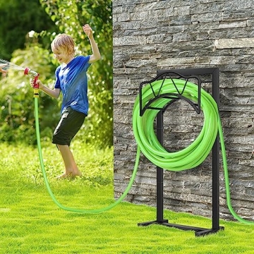 Freestanding Garden Hose Holder for Easy Outdoor Storage