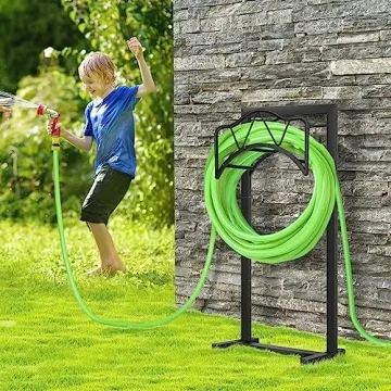 Freestanding Garden Hose Holder for Easy Outdoor Storage