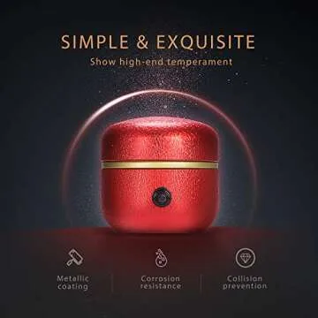 VIVOHOME 2000 RPM 2.4 Inch Speed Adjustable Mini Pottery Wheel Electric DIY Clay Tool for Ceramic Work Art Craft Red