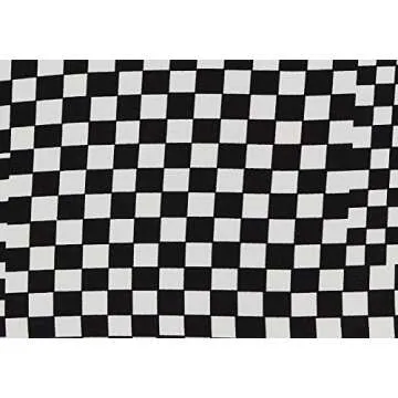 Tronjori Women High Waist Casual Wide Leg Long Palazzo Pants Trousers Regular Size(S,White Check)