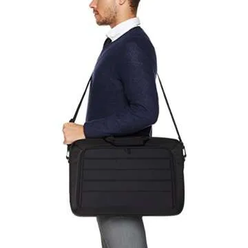 Amazon Basics 17.3 Inch Laptop and Tablet Case Shoulder Bag, Black