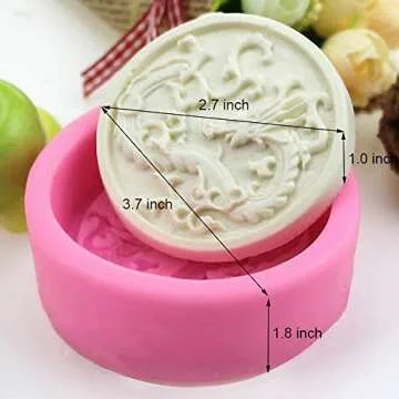 Chinese Dragon Soap Mold - MoldFun Chinese Zodiac Sign Silicone Mold for Handmade Bath Bomb, Lotion Bar