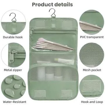 BAGAIL 10 Set Packing Cubes Various Sizes Packing Organizer for Travel Accessories Luggage Carry On Suitcase-Matcha Green