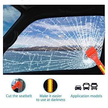 Car Safety Hammer Emergency Escape Kit for Drivers