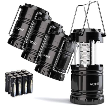 Vont 4 Pack LED Camping Lantern - Ultimate Lighting Solution for Outdoor Adventures