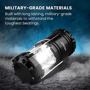 Vont 4 Pack LED Camping Lantern - Bright, Durable Emergency Lights