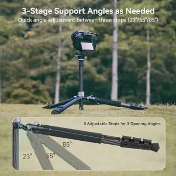 Compact Carbon Fiber Tripod for Travel & Photography
