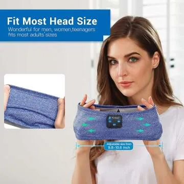 Perytong Sleep Headphones - Wireless Comfort for Sleep