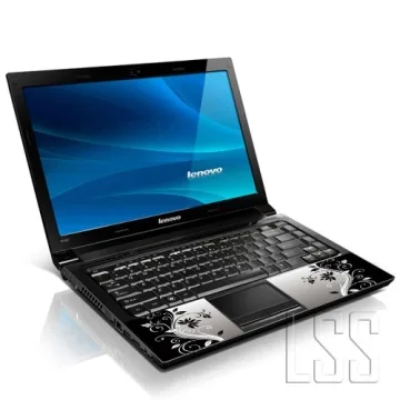 LSS 15 15.6 Inches Laptop Notebook Skin Sticker with 2 Wrist Pads - Reusable Cover Protector Vinyl S...