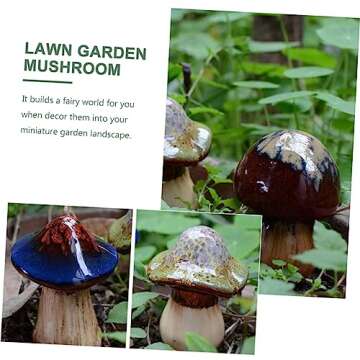 balacoo 3pcs Garden Decoration Small Terrarium Tiny Containers Plant Terrarium Plants Decor Out Door...