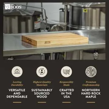 John Boos Platinum Wood Cutting Board - 24" x 18"