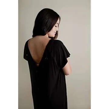 Mommy Labor Delivery Gown - Soft Maternity Nightgown