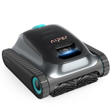 AIPER Scuba S1 Cordless Robotic Cleaner, Smart Navigation for Inground Pools up to 1,600 Sq.ft, Wall...