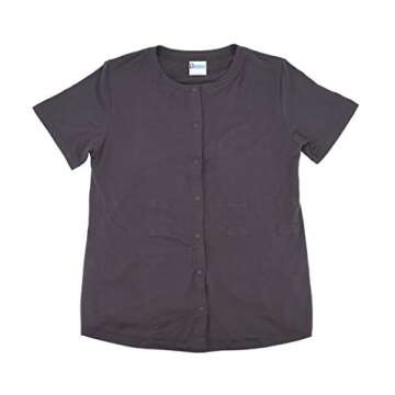Comfortable Mastectomy Recovery Shirt with Drain Pockets