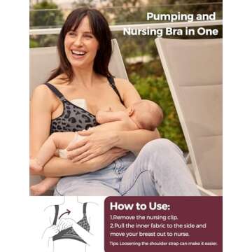 Momcozy Seamless Hands-Free Pumping Bra for Nursing Moms