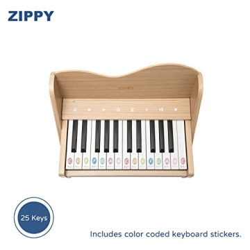 ZIPPY 25 Keys Kids Digital Piano - Educational Fun