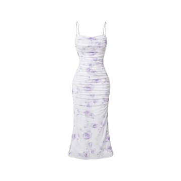 GORGLITTER Women's Floral Summer Bodycon Wedding Guest Dress – Convenience and Elegance in One.