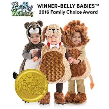 Underwraps Baby's Rabbit Belly-Babies, White/Pink, Large