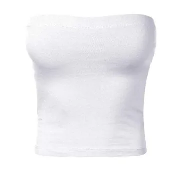 HATOPANTS Women's Comfortable Tube Crop Top for Summer