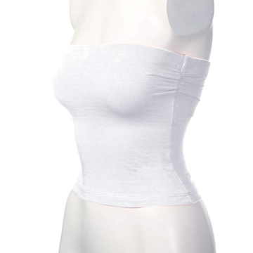 HATOPANTS Women's Comfortable Tube Crop Top for Summer