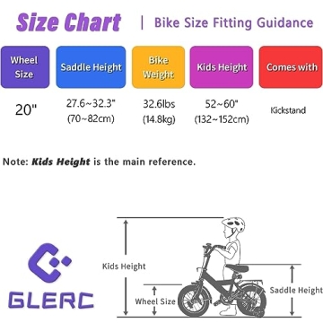 Glerc Kids Fat Tire Bike - Durable 20 Inch Adventure Bike