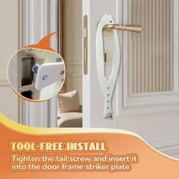 TGIOW Cat Door Latch - Adjustable & Easy Install for Pets