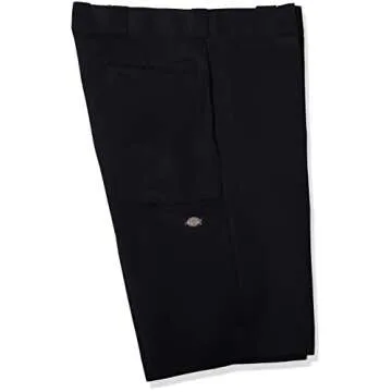 Dickies mens 13-inch Relaxed-fit Multi-pocket Short work utility pants, Black, 36 US