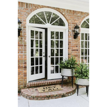 Hey Y'all Natural Coir Doormat by Creative Co-Op