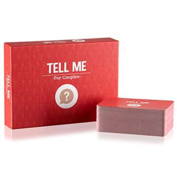 Tell Me for Couples - Relationship Game for Date Night, 110 Conversation Cards