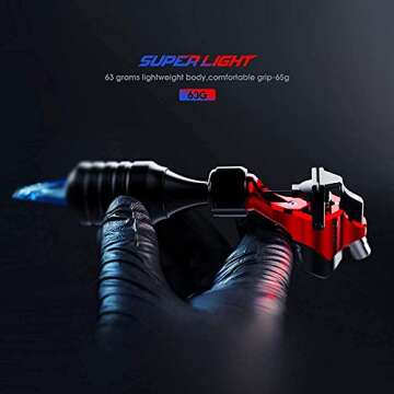 Mast Flash Rotary Tattoo Machine Kit Cartridges Disposable Needles Power Supply TZ450