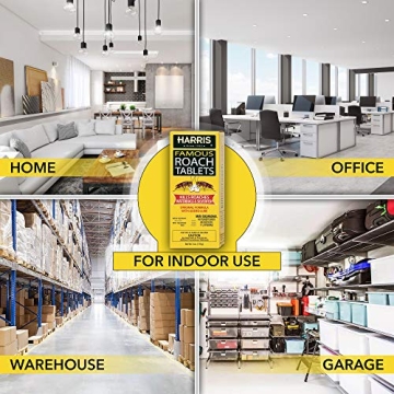 Harris Roach Tablets, Safe Boric Acid Insect Killer 145 Tablets