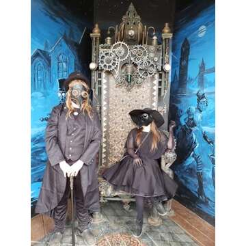 Luwint Long Tulle Mesh Gloves, Women Elbow Length Sexy Sheer Gloves for Opera Party Costume Wedding Formal Sun Protection (Long Gloves, Black)