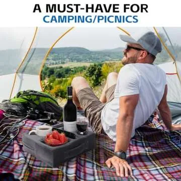 G GOOD GAIN Couch Cup Holder Pillow for Cozy Living Spaces