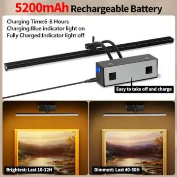 Wireless Rechargeable Picture Light with Remote Control