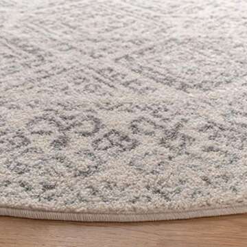 SAFAVIEH Tulum Collection 5' Round Rug, Durable & Stylish