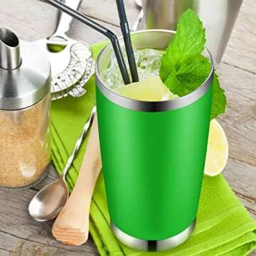 Potchen 20 Pack Colorful Insulated Tumblers for All Occasions