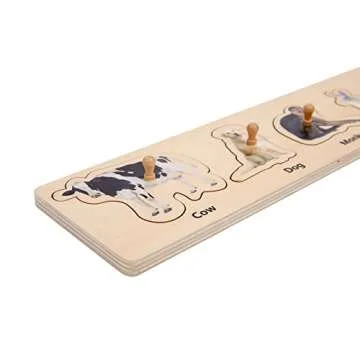 Adena Montessori Interactive Animal Puzzle Set for Toddlers