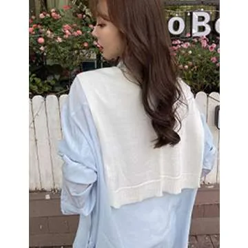 Stylish Zontroldy Women's Knitted Shawl Wrap Tops