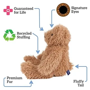 Almond Brown Bear Plush - Soft and Cuddly Teddy Bear Gift