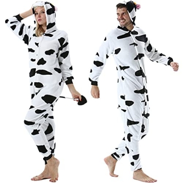 DarkCom Cow Onesie - Fun and Cozy Animal Costume