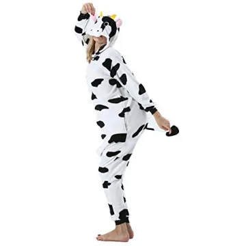 DarkCom Cow Onesie - Fun and Cozy Animal Costume