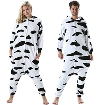 DarkCom Cow Onesie - Fun and Cozy Animal Costume