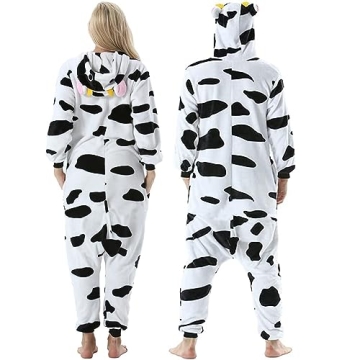 DarkCom Cow Onesie - Fun and Cozy Animal Costume