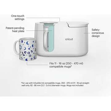Cricut Mug Press for Sublimation Printing Home Use