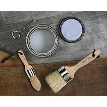Professional Chalk and Wax Paint Brush 3PC Premium Set!!!! Large DIY Painting and Waxing Tool, Professional Chalk and Wax Paint Brush & Professional Chalk and Wax Paint Brush
