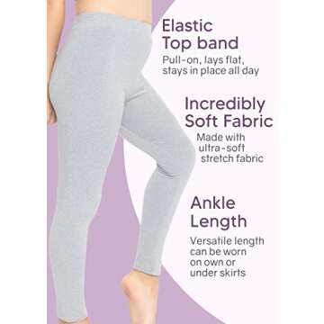 STRETCH IS COMFORT Girl's Metallic Mystique Leggings Gold X-Small