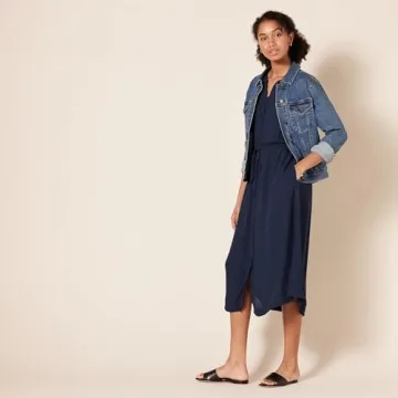 Stylish Amazon Essentials Women's Midi A-Line Dress for All