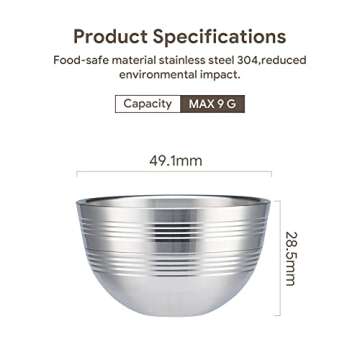 Stainless Steel Vertuo Next Reusable Pods - 3 Sizes, Eco-Friendly