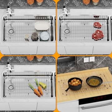 Durable Stainless Steel Kitchen Sink Grid Protector
