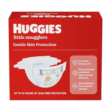 Huggies Little Snugglers Diapers Size 2, 180 Ct